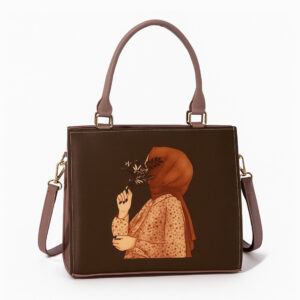 Hijab Girl Tote - Brown